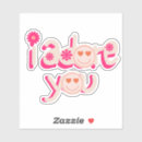Search for i adore you stickers Cute