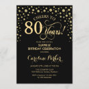 Search for black gold invitations Milestone