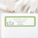 Search for black gingham return address labels Cute