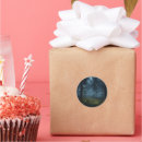 Search for fireflies at night stickers Forest