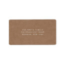 Search for rustic kraft paper wedding return address labels Elegant
