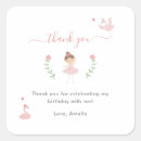 Search for ballerina thank you stickers Watercolor