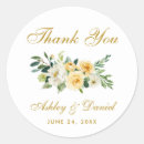 Search for yellow thank you stickers Vintage