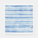 Search for nautical napkins Blue and white