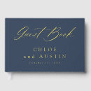 Search for navy blue wedding guest books Trendy