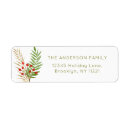 Search for holly leaf return address labels Modern