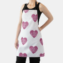 Search for hearts design aprons For her