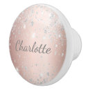 Search for rose gold glitter knobs and pulls Elegant