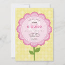 Search for yellow daisy invitations Feminine