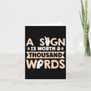 Search for a thousand words cards Deaf culture