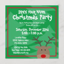 Search for cartoon christmas invitations Deer