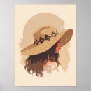 Search for hat art Lady