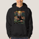 Search for red panda hoodies Cute