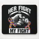 Search for autism support mousepads Fight