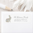 Search for easter return address labels Rabbit