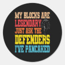 Search for funny friday stickers End zone