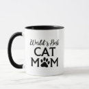 Search for cat mothers day mugs World's best cat mum