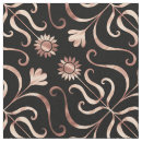 Search for black and gold fabric Floral