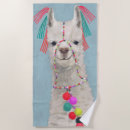 Search for llama beach towels Zoo