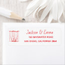Search for tree silhouette return address labels Modern