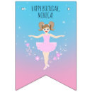Search for ballerina bunting flags Girl