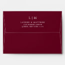 Search for burgundy wedding envelopes Elegant