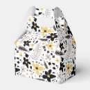 Search for black and yellow favour boxes Floral