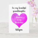 Search for girls 11th birthday cards 11 years old