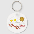 Search for fried eggs key rings Bacon