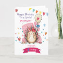 Search for hedgehog cards Daughter
