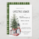Search for snowman seasonal invitations Green