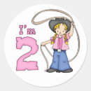 Search for cowboy birthday party stickers Pink