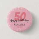 Search for 50th birthday badges Modern