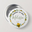 Search for cute bees badges Mother to be