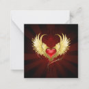Search for angel vertical note cards Gold