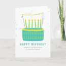 Search for yellow and green birthday cards For him