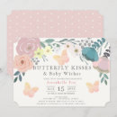 Search for butterfly kisses baby shower invitations Flower