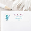 Search for bright blue return address labels Simple