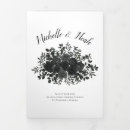 Search for halloween wedding programs Black and white