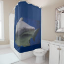 Search for great white shark shower curtains Bathroom