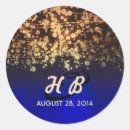 Search for gold and blue wedding stickers Glam