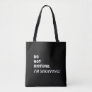 Search for funny sayings tote bags Typography