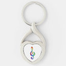Search for treble clef key rings Melody