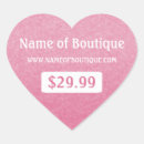 Search for hot pink heart stickers Plain