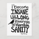 Search for insanity postcards Quote