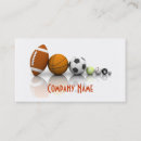 Search for sports business cards Ball