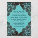 Search for teal and black wedding invitations Aqua