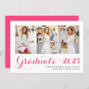 Search for hot pink graduation invitations Graduate