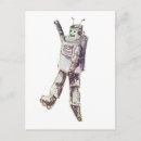 Search for retro robot Illustration