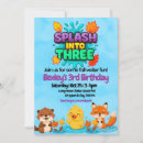 Search for water fun invitations Boy